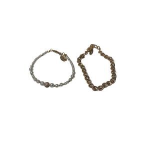 Ettika‎ Chain Bracelet Set in Gold Two Piece